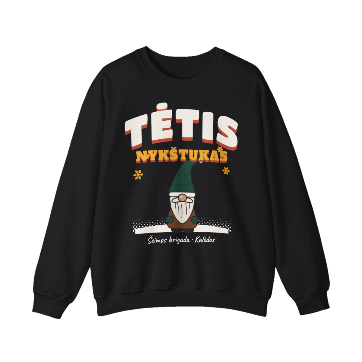 Džemperis „Tėtis nykštukas“ – juoda