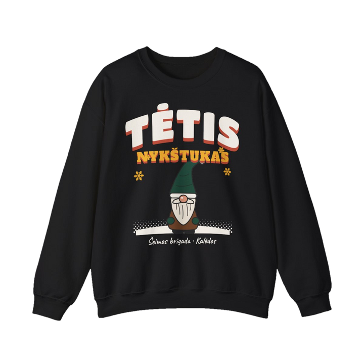 Džemperis „Tėtis nykštukas“ – juoda