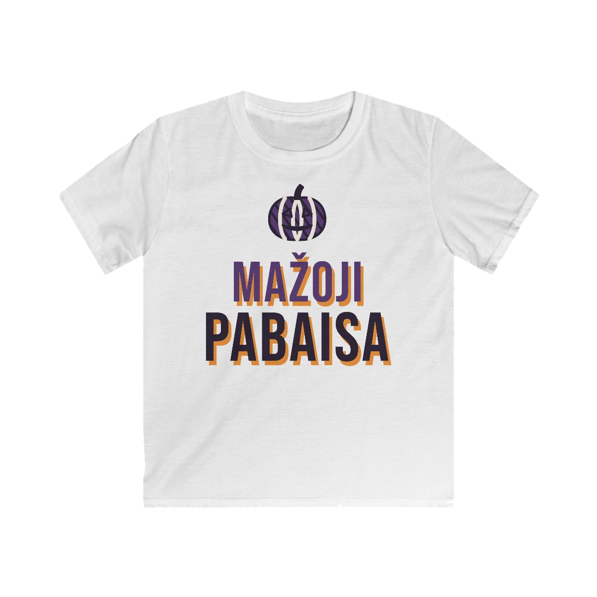 Vaikiški marškinėliai „Mažoji pabaisa“ – balta