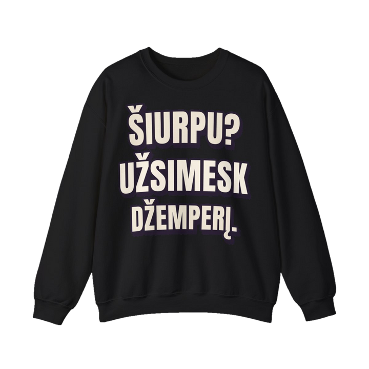 Šiurpu? Užsimesk džemperį.