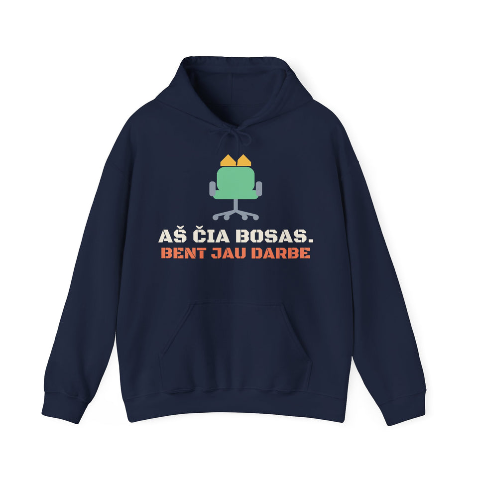 Aš čia bosas. Bent jau darbe