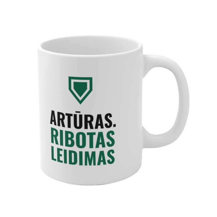 Puodelis „Artūras. Ribotas leidimas“ – vaizdas 1