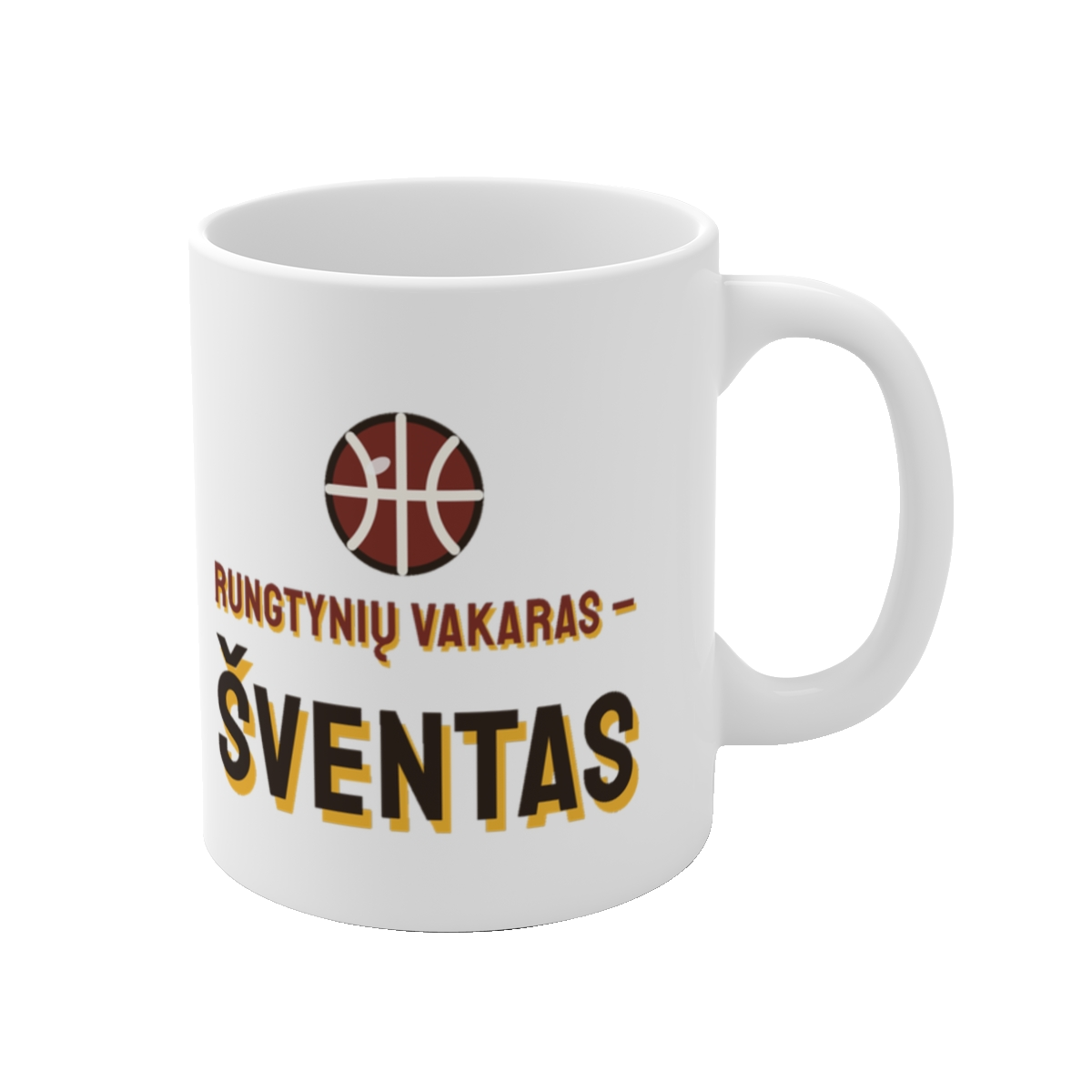 Puodelis „Rungtynių vakaras – šventas“ – vaizdas 1