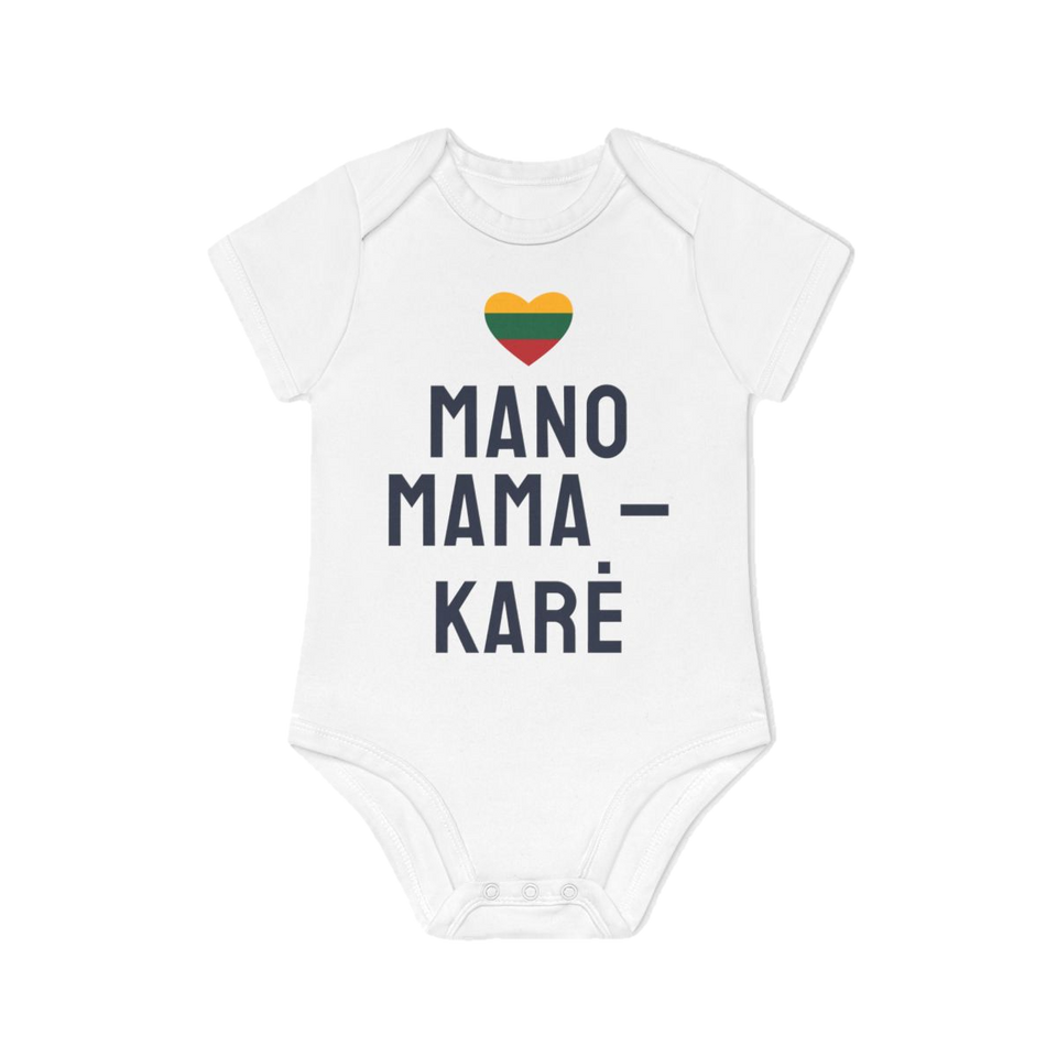 Smėlinukas „Mano mama – karė“ – balta