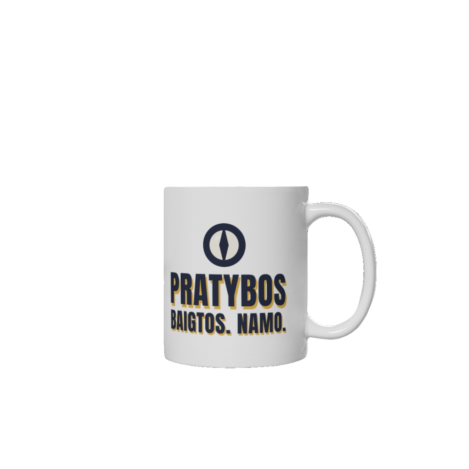 Puodelis „Pratybos baigtos. Namo.“ – vaizdas 3