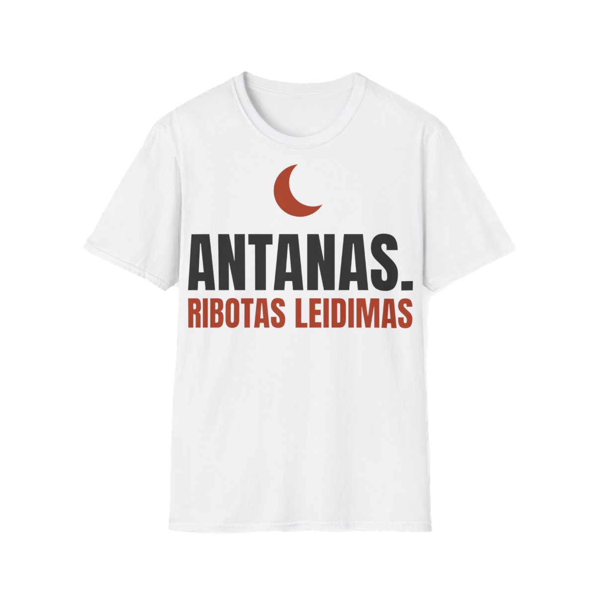 Marškinėliai „Antanas. Ribotas leidimas“ – balta
