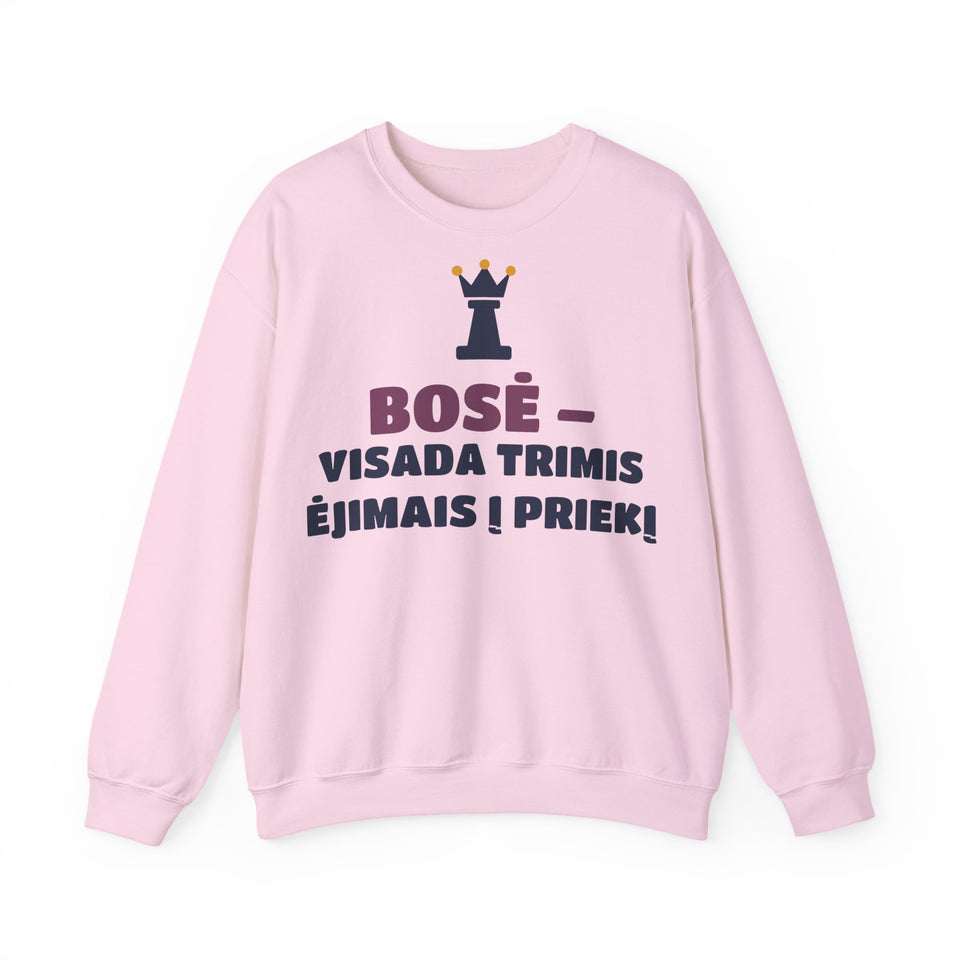 Džemperis „Bosė – visada trimis ėjimais į priekį“