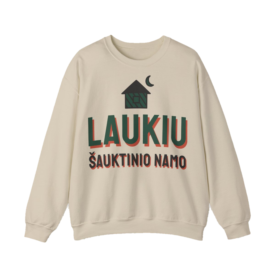Džemperis „Laukiu šauktinio namo“ – smėlinė