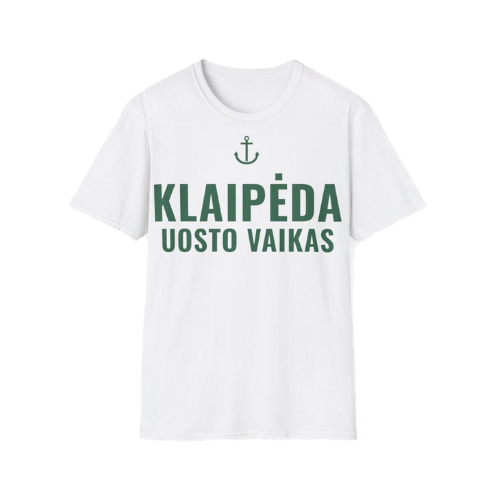 Marškinėliai „Klaipėda“ – balta