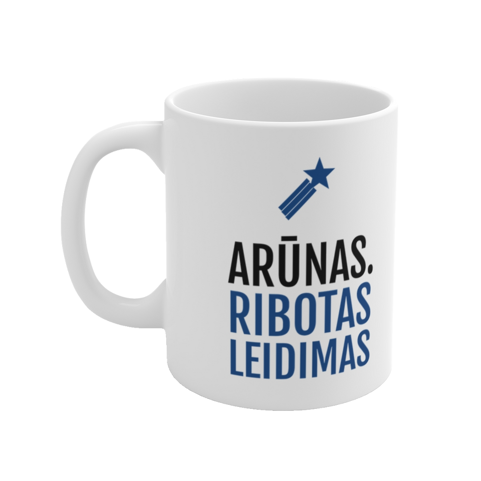 Puodelis „Arūnas. Ribotas leidimas“ – vaizdas 2