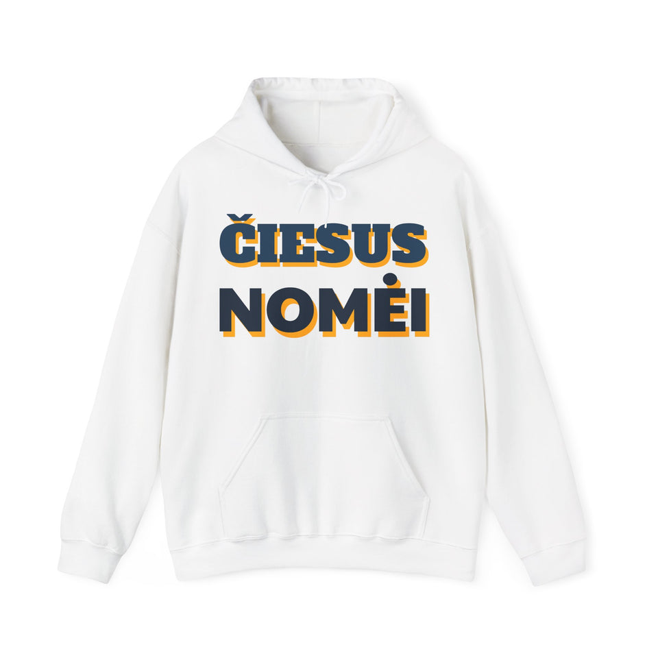 Džemperis su gobtuvu „Čiesus nomėi“