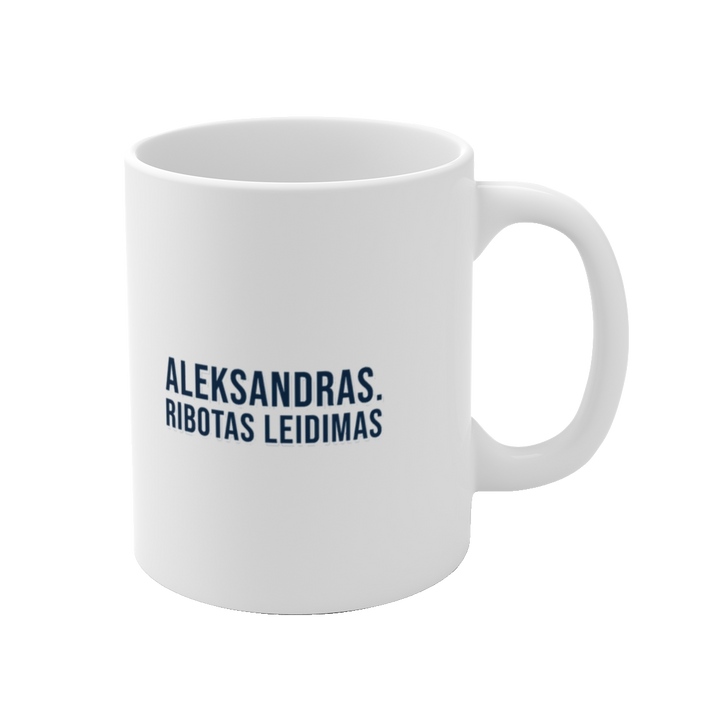 Puodelis „Aleksandras. Ribotas leidimas“ – vaizdas 1