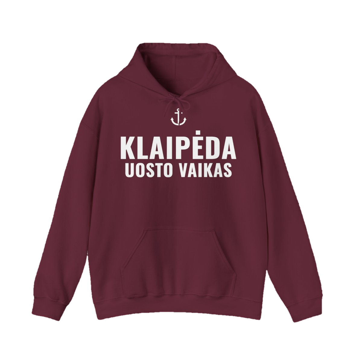 Džemperis „Klaipėda“ – bordo