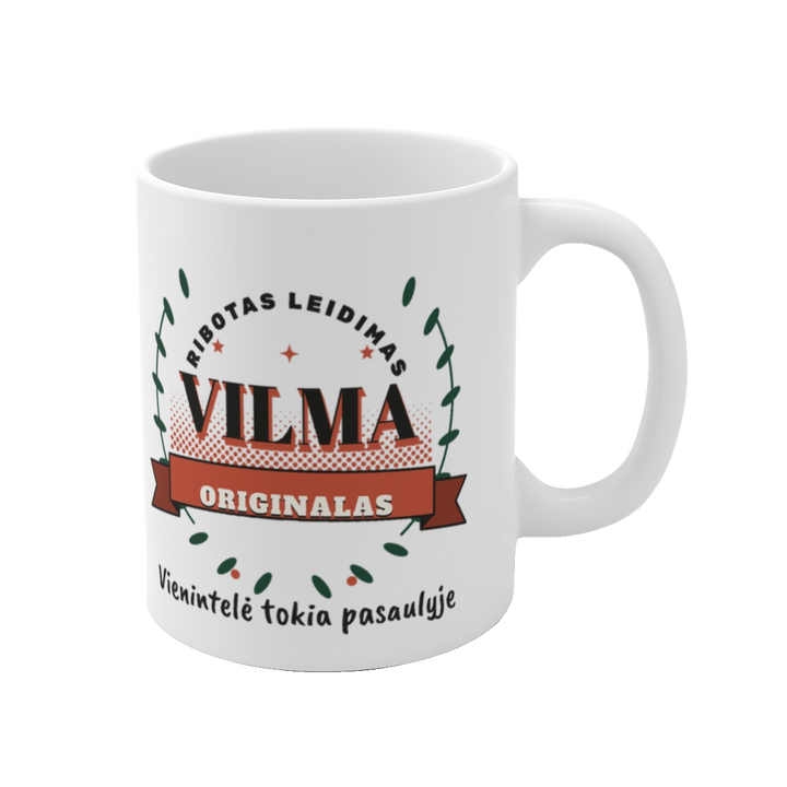 Puodelis „Vilma. Ribotas leidimas“ – vaizdas 1