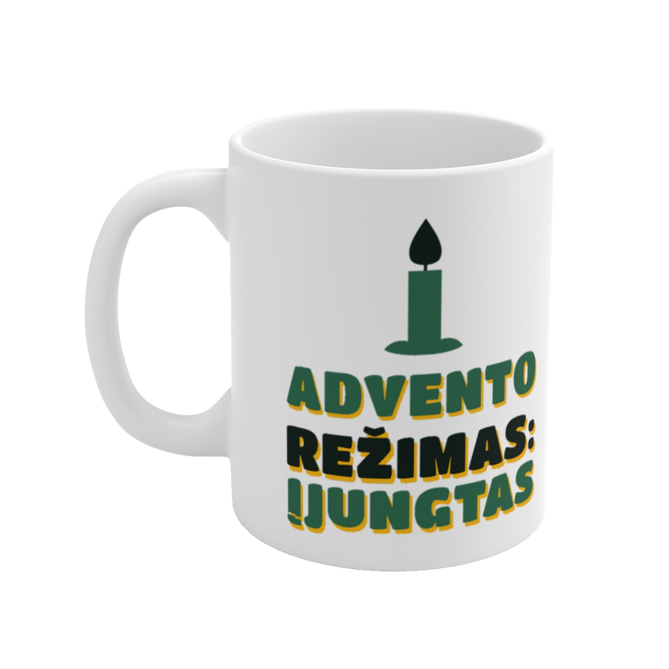 Puodelis „Advento režimas: įjungtas“ – vaizdas 2
