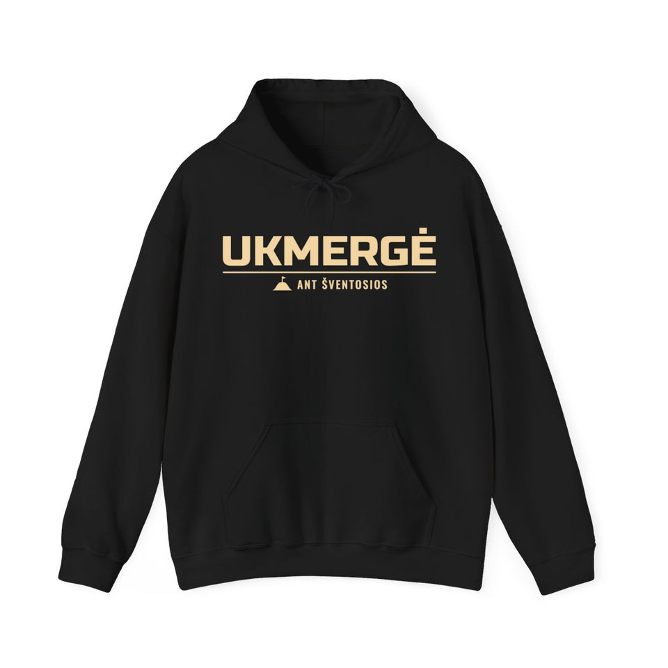 Ukmergė — Džemperis su gobtuvu; maketas 1, vaizdas iš priekio