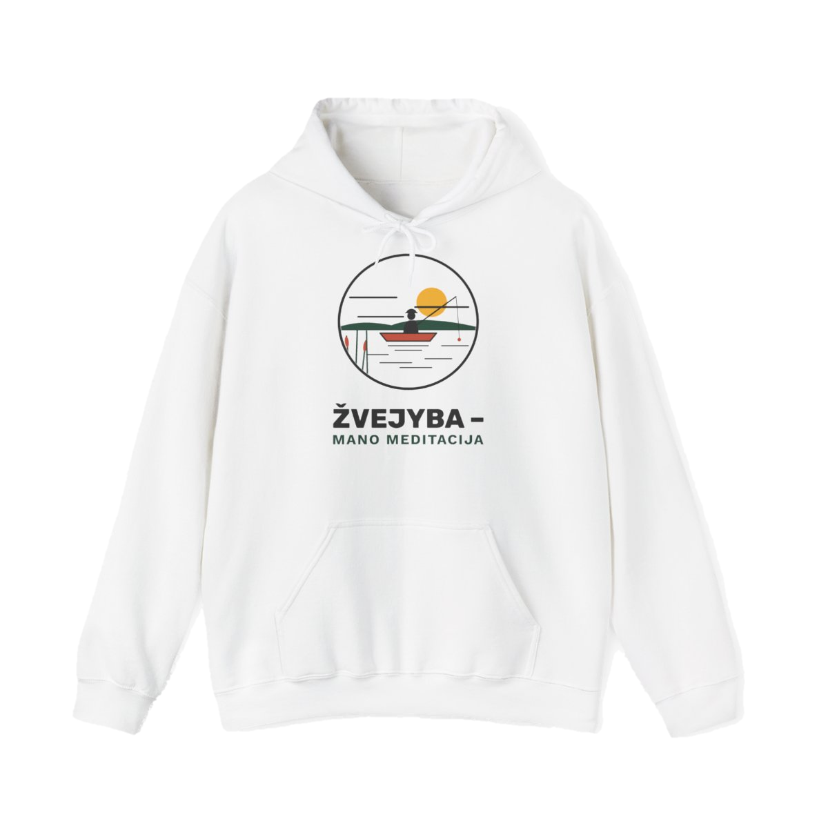 Džemperis „Žvejyba – mano meditacija“ – nuotrauka 1
