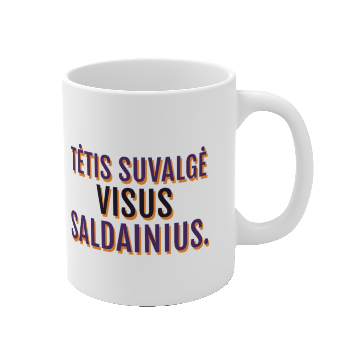 Puodelis „Tėtis suvalgė visus saldainius.“ – vaizdas 1