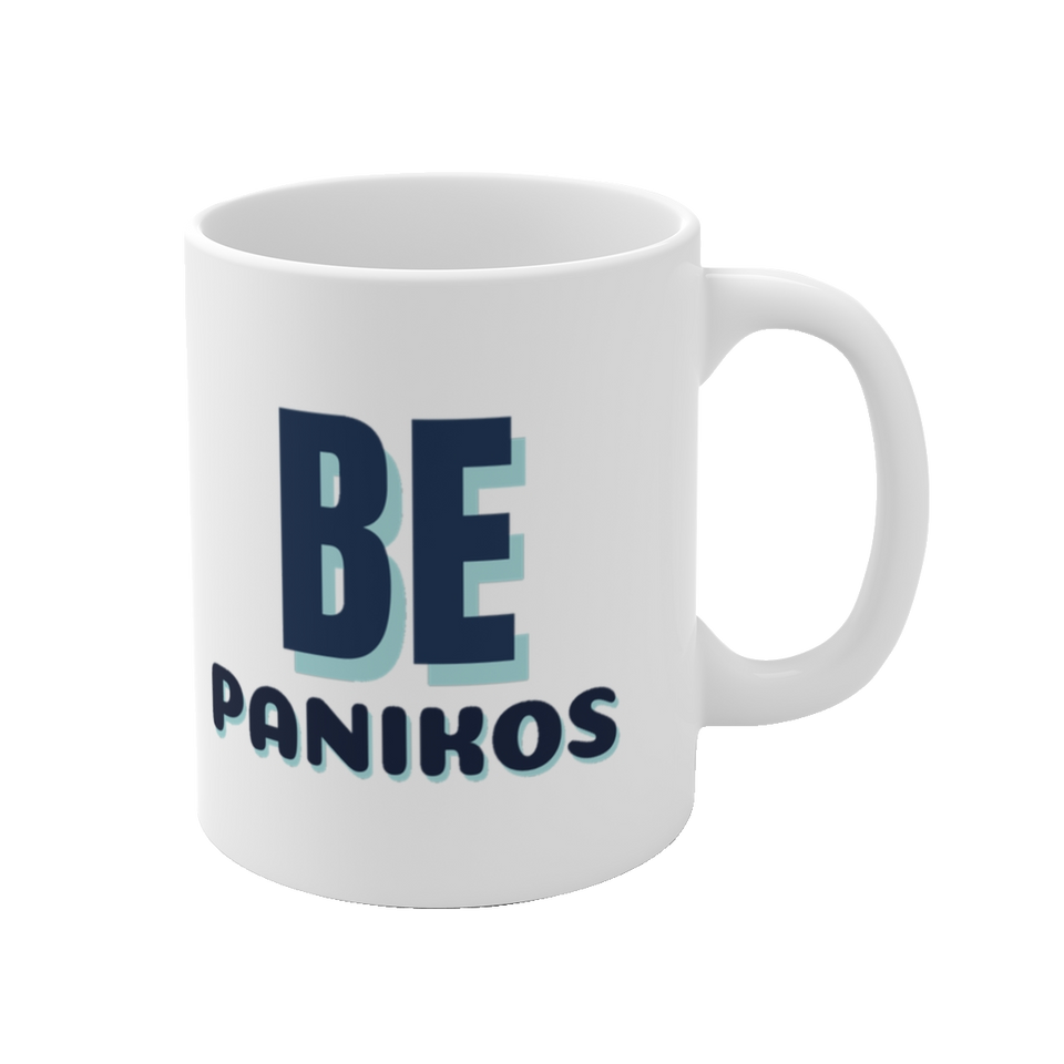 Puodelis „Be panikos“ – vaizdas 1