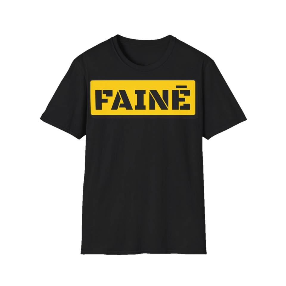 Marškinėliai „Fainē“ – juoda
