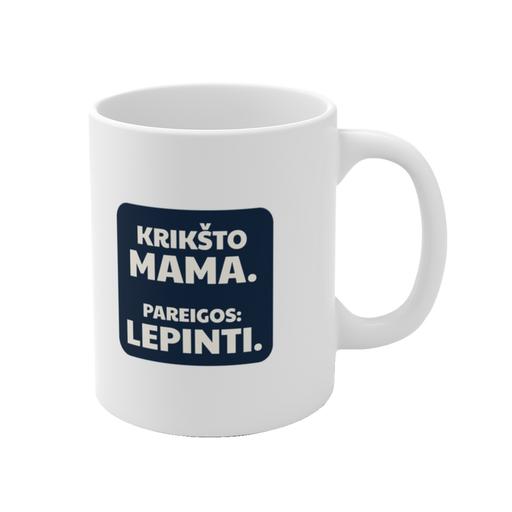 Krikšto mama. Pareigos: lepinti.