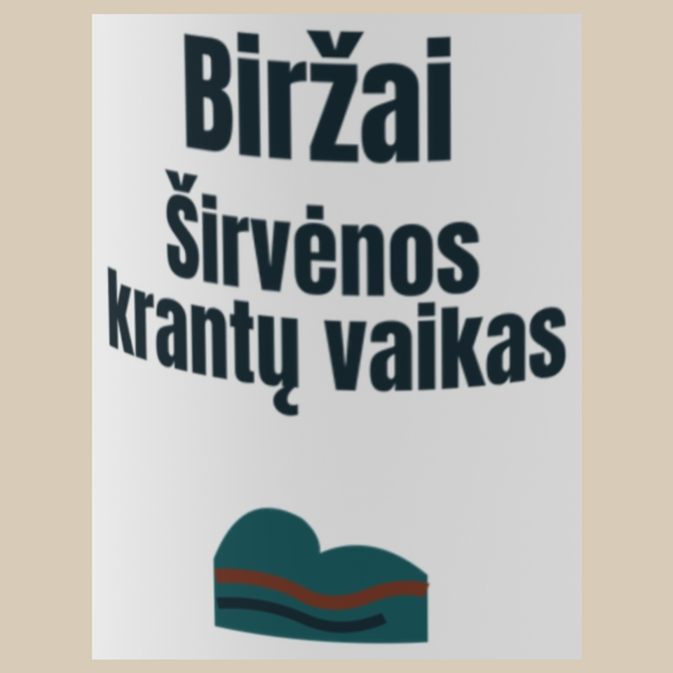 Širvėnos krantų vaikas – puodelis, spaudos vaizdas