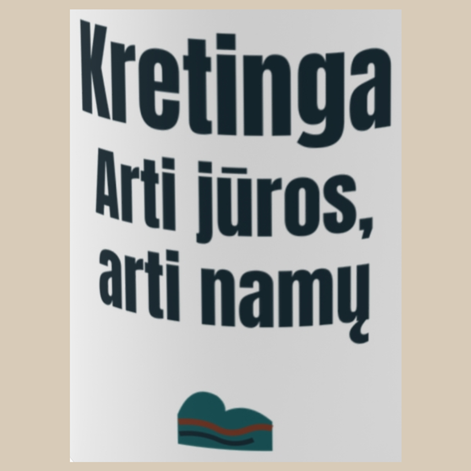 Arti jūros, arti namų – puodelis, spaudos vaizdas