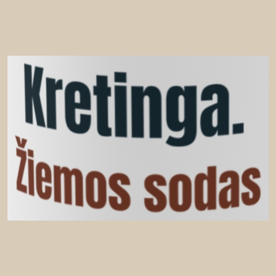 Kretinga. Žiemos sodas – puodelis, spaudos vaizdas