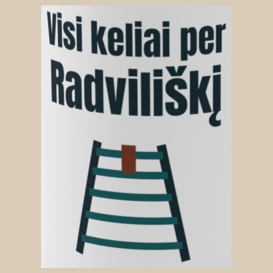 Visi keliai per Radviliškį – puodelis, spaudos vaizdas