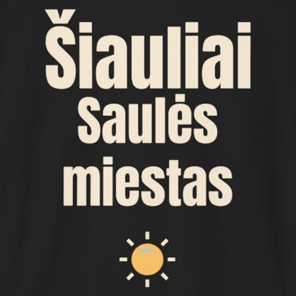 Šiauliai. Saulės miestas – Saulės miestas – marškinėliai, spaudos vaizdas