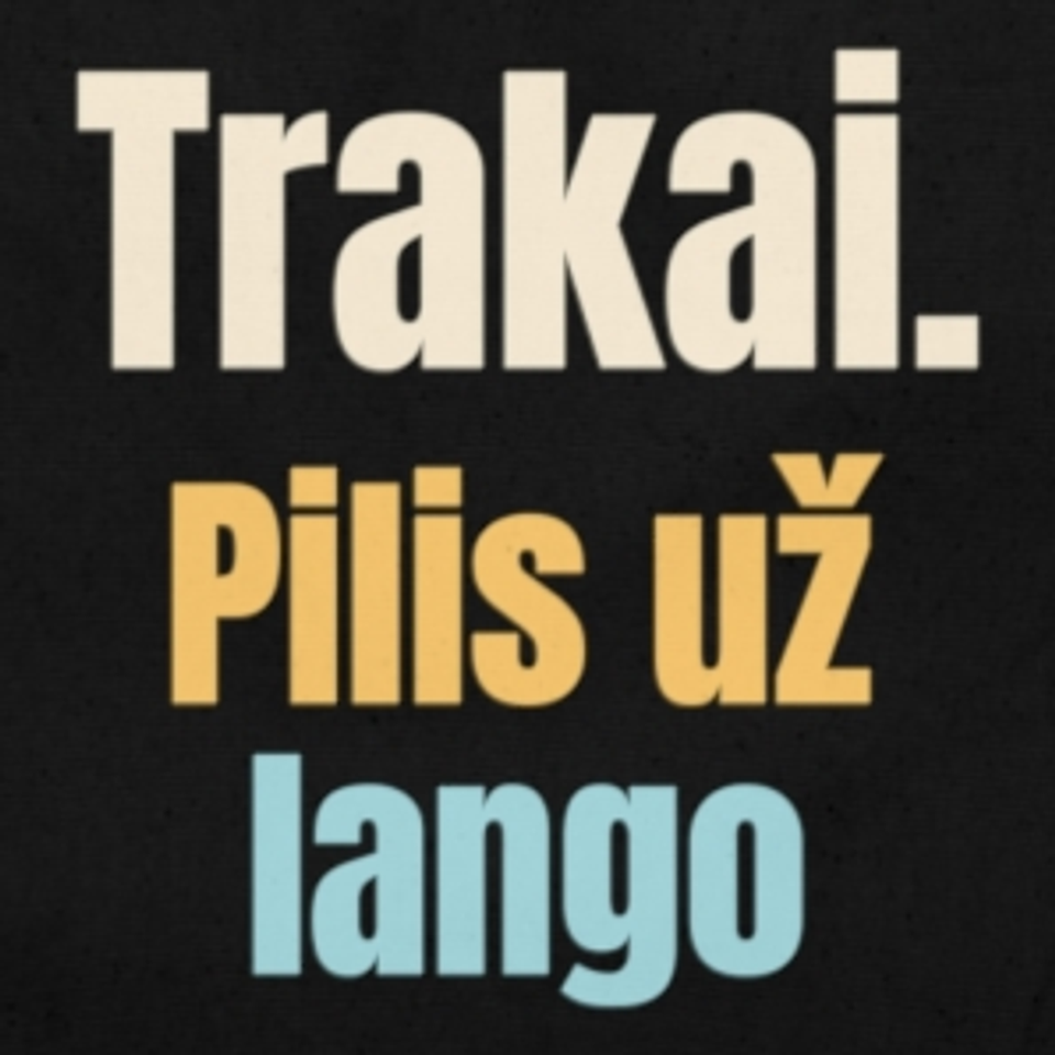 Trakai. Pilis už lango – krepšys, spaudos vaizdas