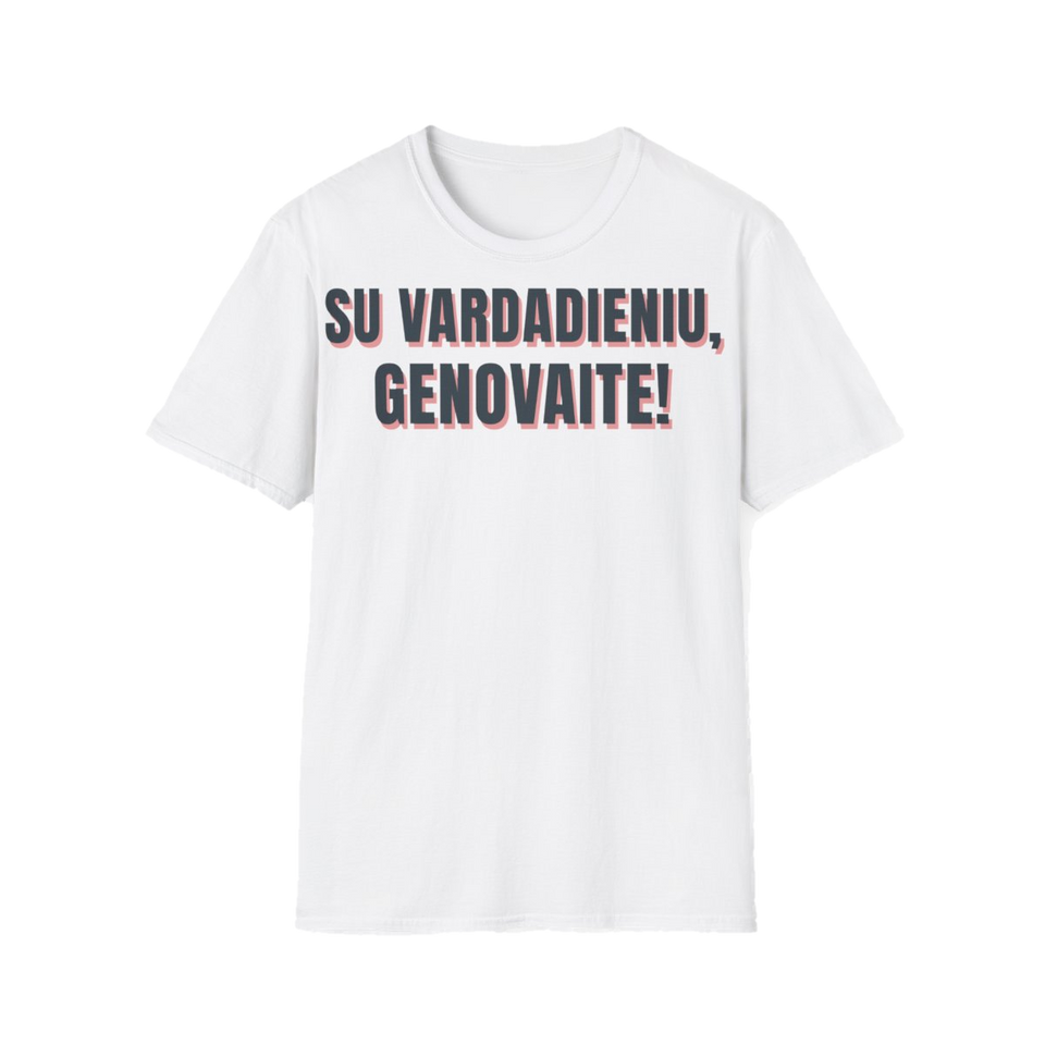Su vardadieniu, Genovaite! – marškinėliai, spaudos vaizdas