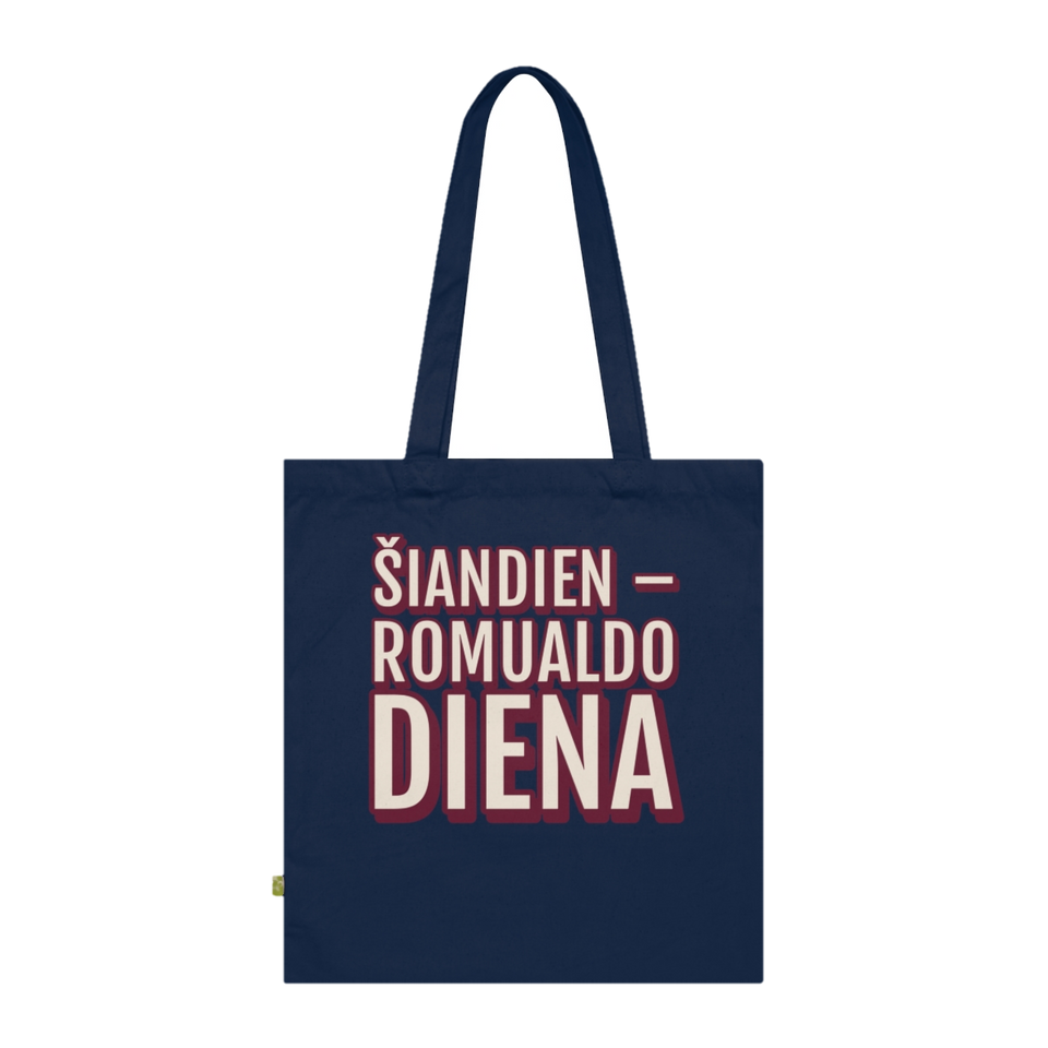 Šiandien – Romualdo diena – krepšys, spaudos vaizdas