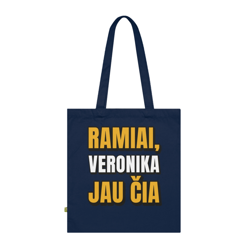 Ramiai, Veronika jau čia – krepšys, spaudos vaizdas