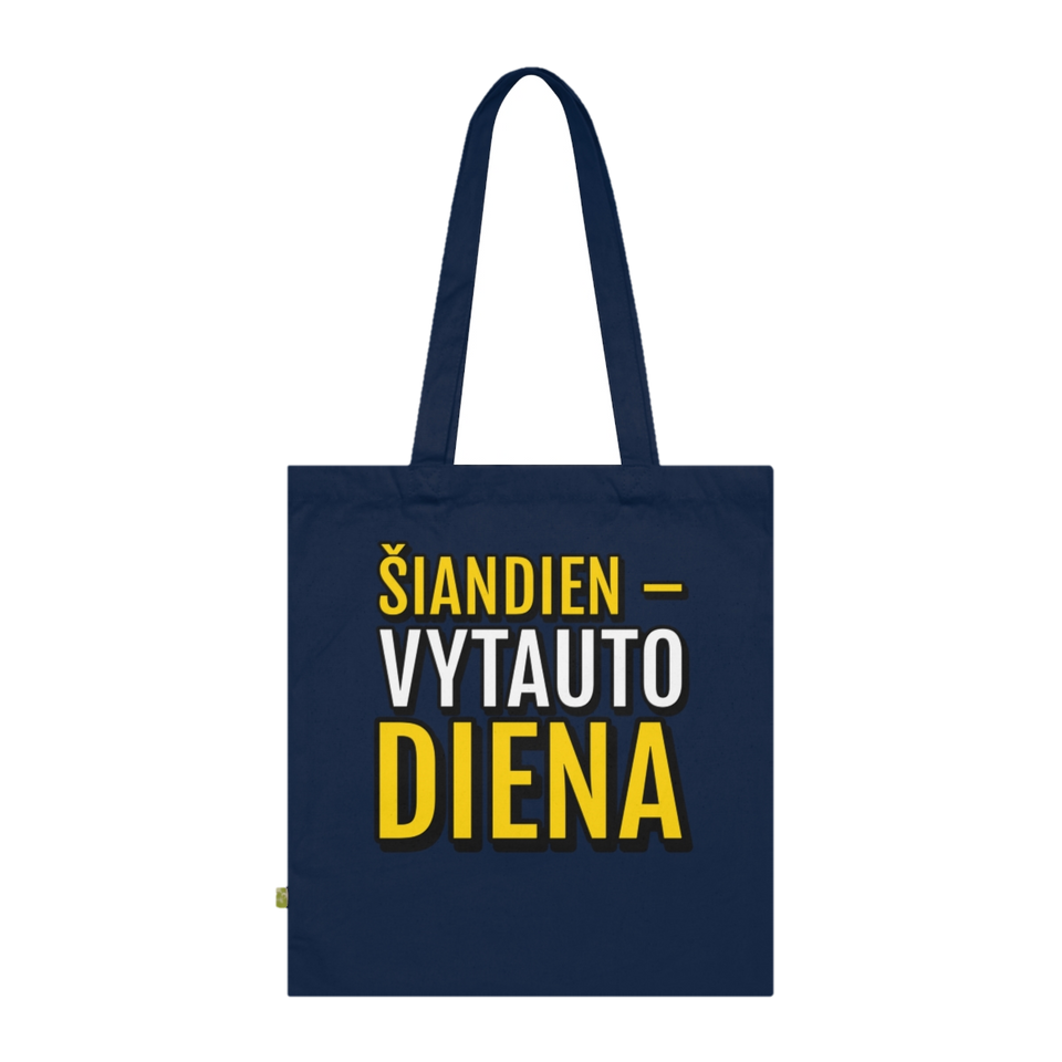 Šiandien – Vytauto diena – krepšys, spaudos vaizdas