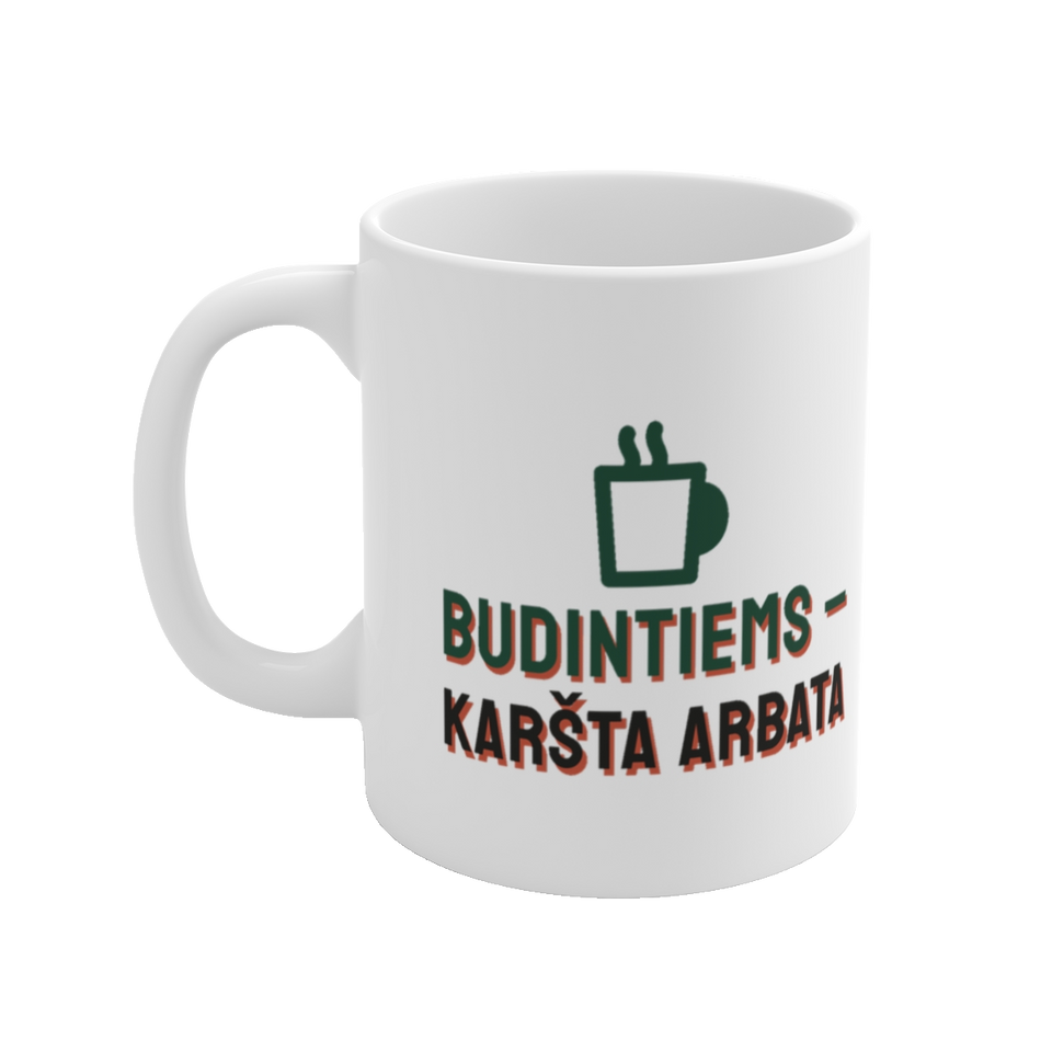 Puodelis „Budintiems – karšta arbata“ – vaizdas 2