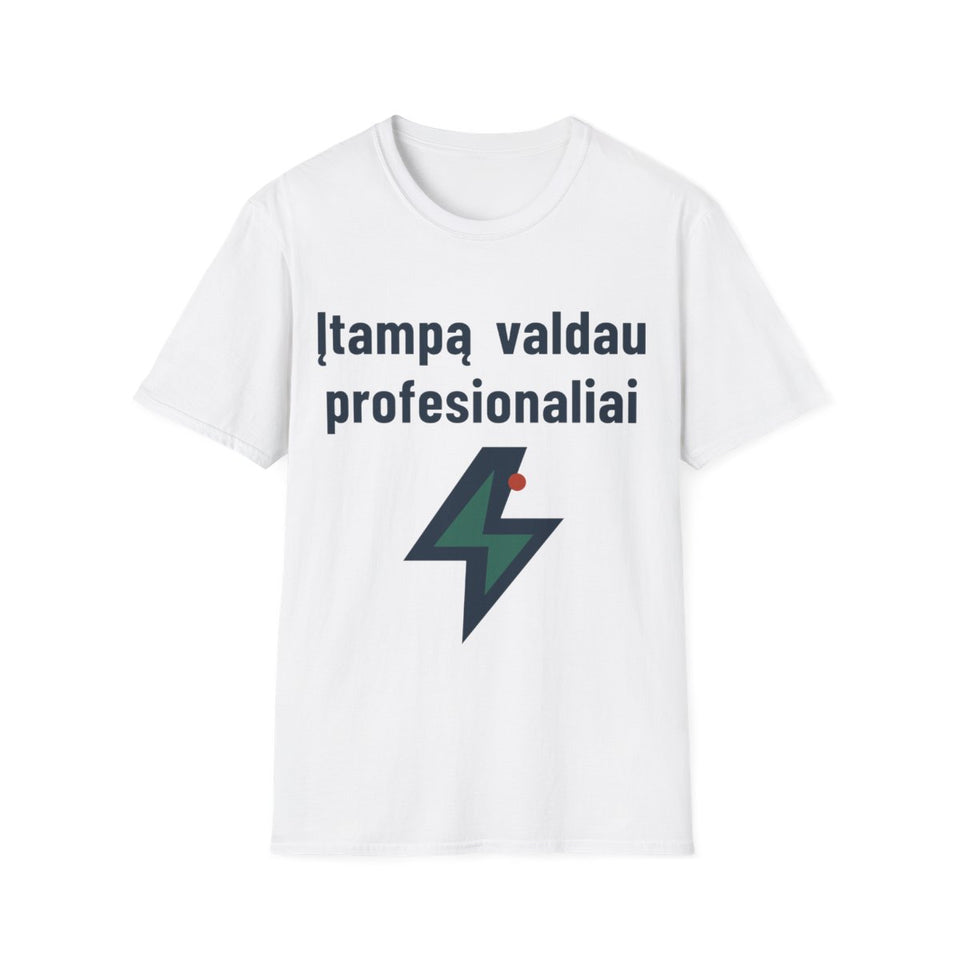 Įtampą valdau profesionaliai – Marškinėliai, spalvos nuotrauka 1