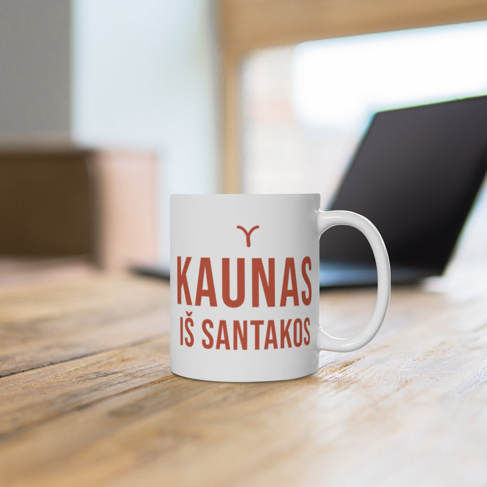 Kaunas. Iš santakos – puodelis ant stalo