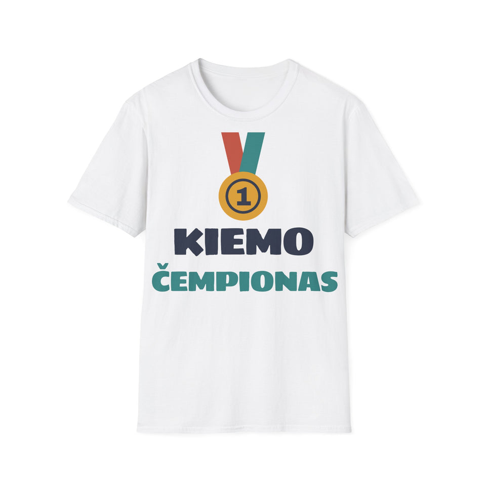 Marškinėliai „Kiemo čempionas“