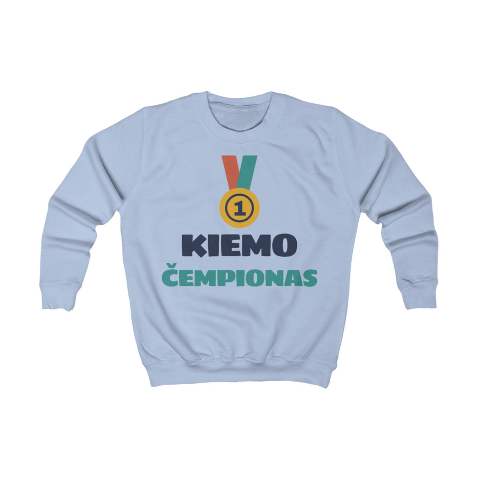 Vaikiškas džemperis „Kiemo čempionas“