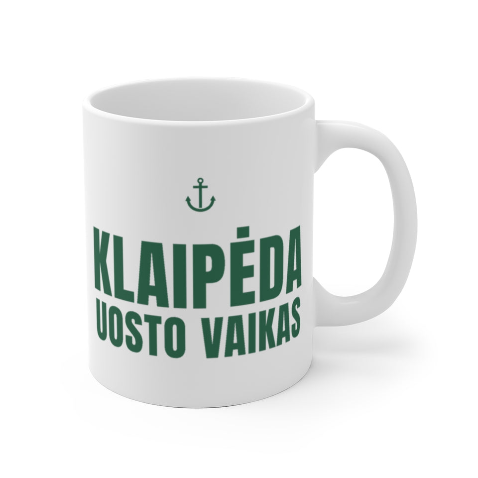 Klaipėda. Uosto vaikas – puodelis, spaudos vaizdas