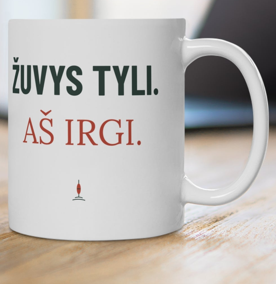 Žuvys tyli. Aš irgi — puodelis, spaudos pusė iš arti