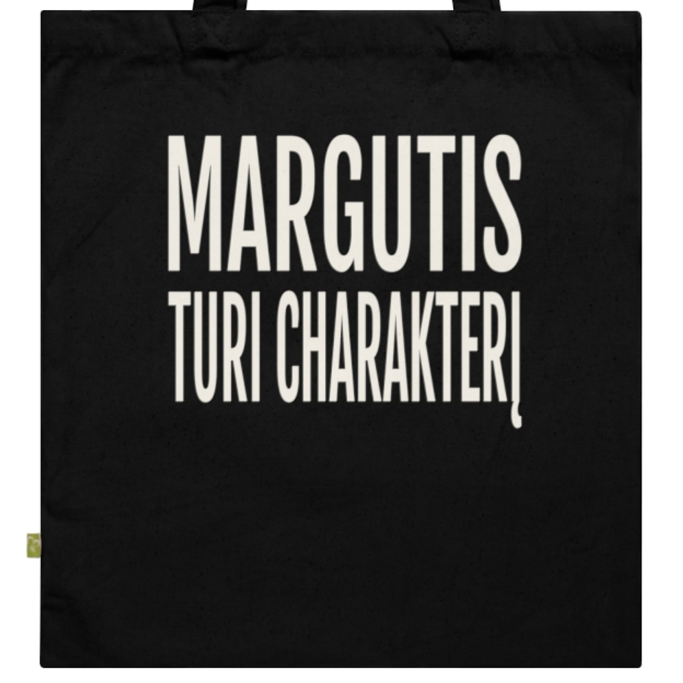 Margutis turi charakterį — Krepšys, spaudos pusė.