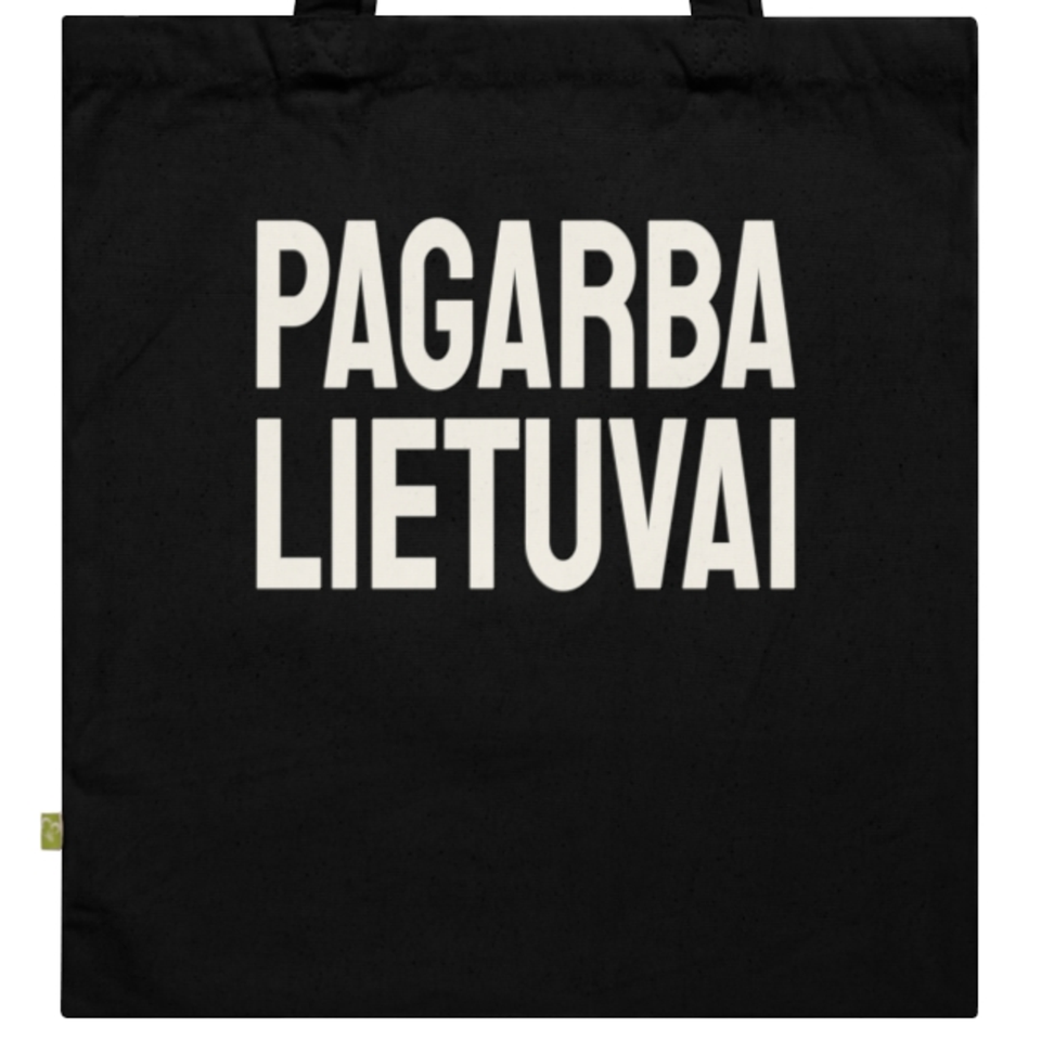 Pagarba Lietuvai — Krepšys, spaudos pusė.