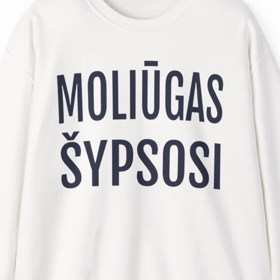 Moliūgas šypsosi — Džemperis, spaudos pusė.