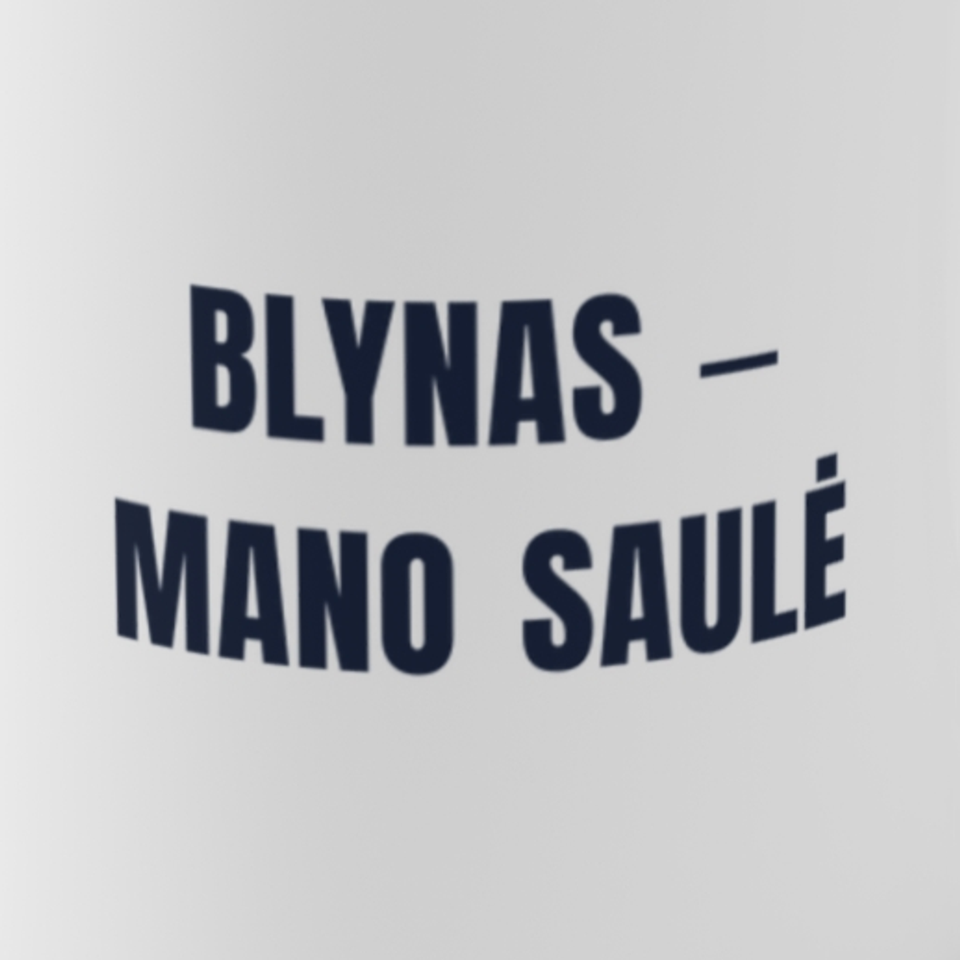 Blynas – mano saulė — Puodelis, spaudos pusė.