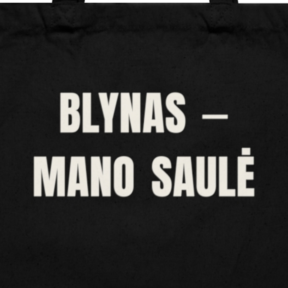 Blynas – mano saulė — Krepšys, spaudos pusė.