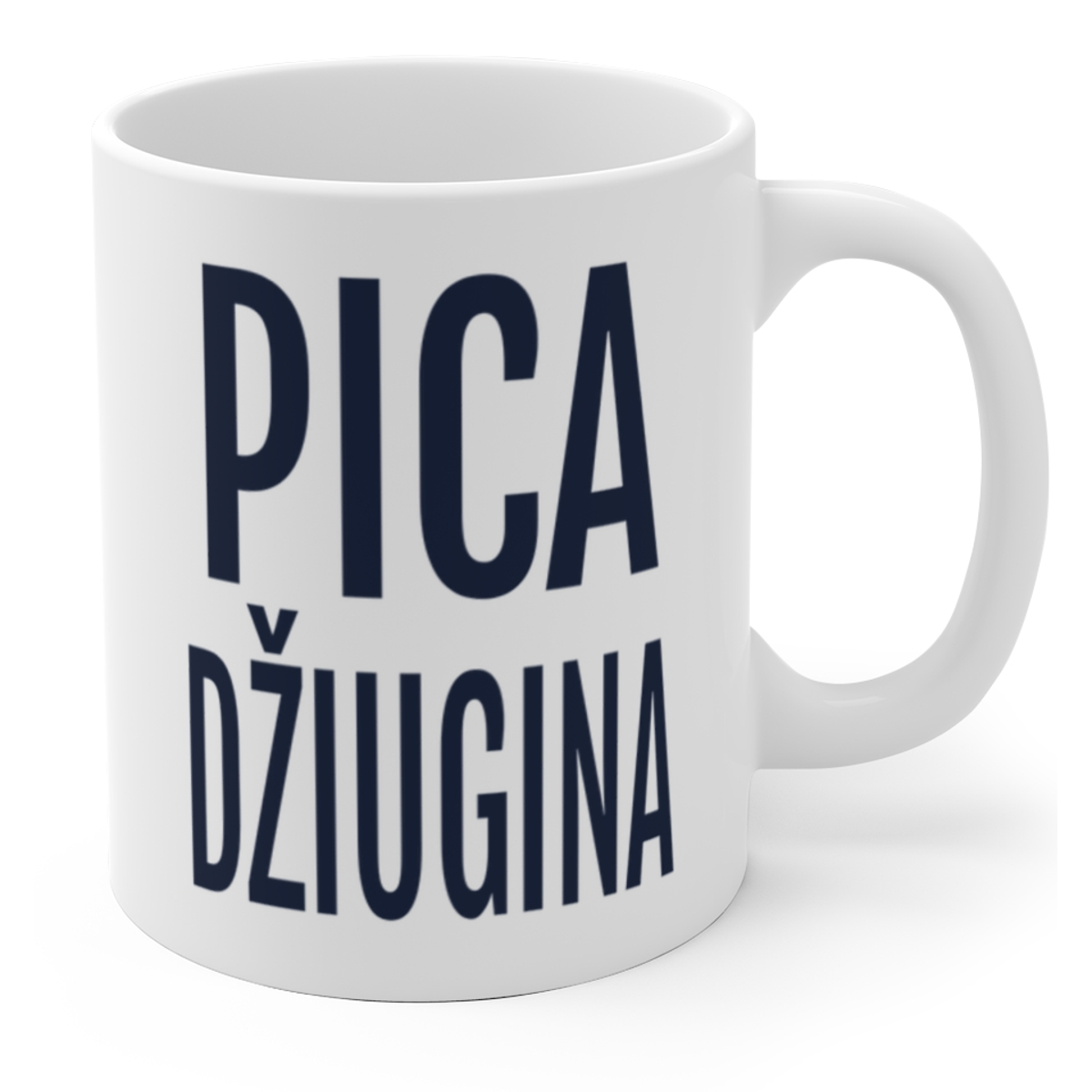 Pica atšals. Aš nelauksiu. – Pica džiugina — Puodelis, spaudos pusė.