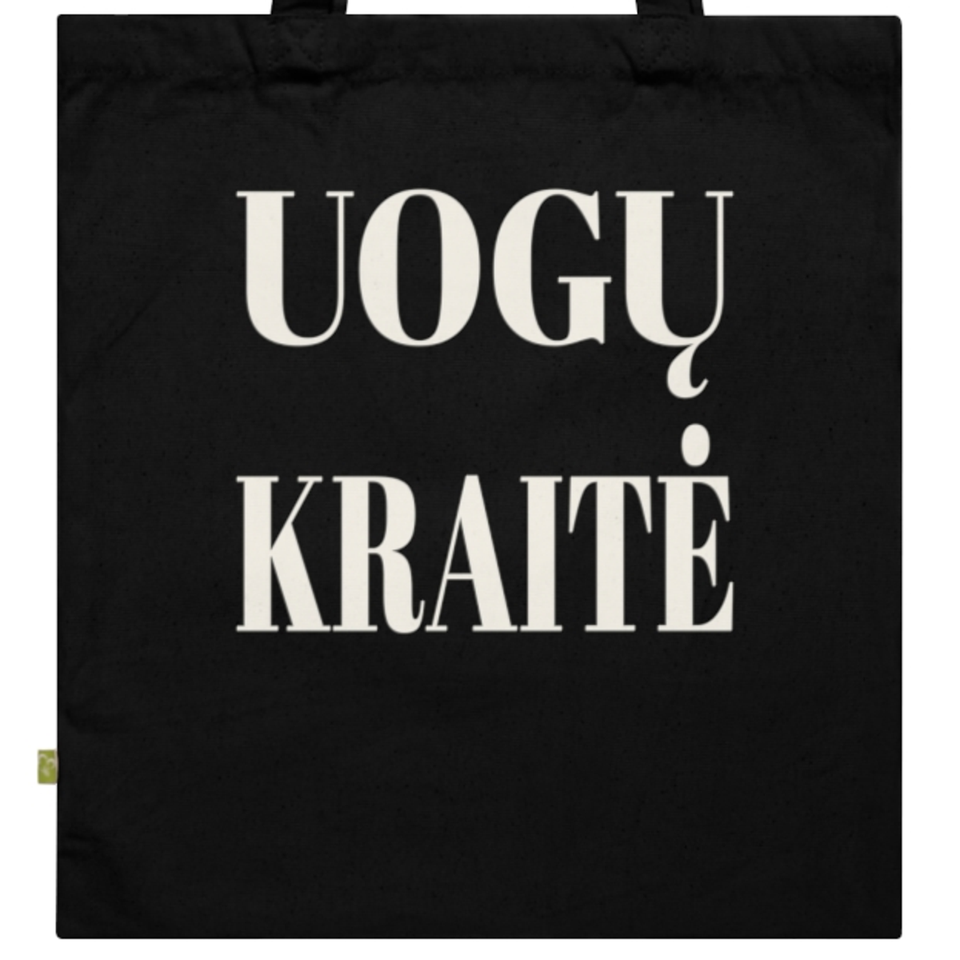 Uogų kraitė — Krepšys, spaudos pusė.