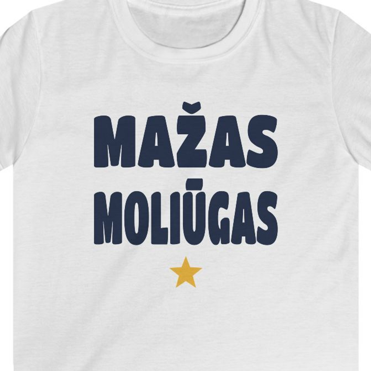 Mažas moliūgas — Vaikiški marškinėliai, spaudos pusė.